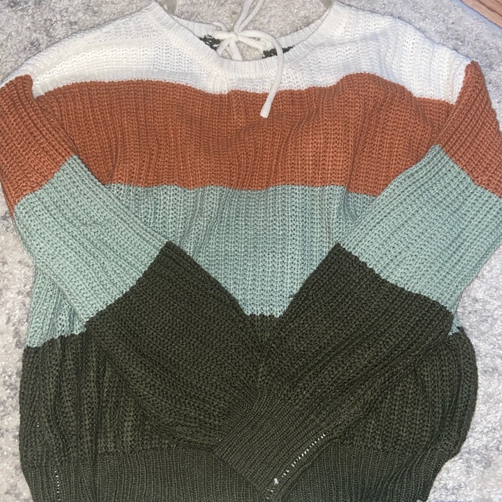 Fashion Nova Open Back Sweater